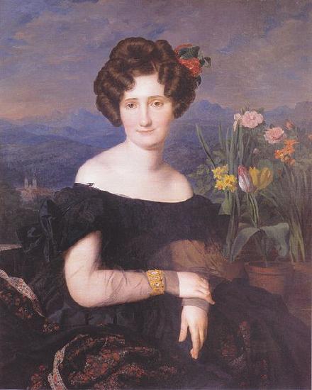 Ferdinand Georg Waldmuller Bildnis Johanna Borckenstein